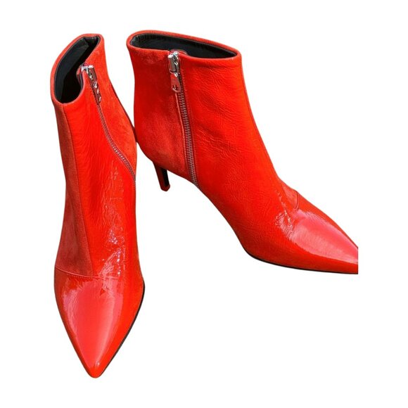Rag & Bone Beha Boots – Orange Suede + Patent Leather – Size 36 – NWT ($525 Reta - Picture 3 of 9